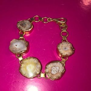 Gold Stone Bracelet